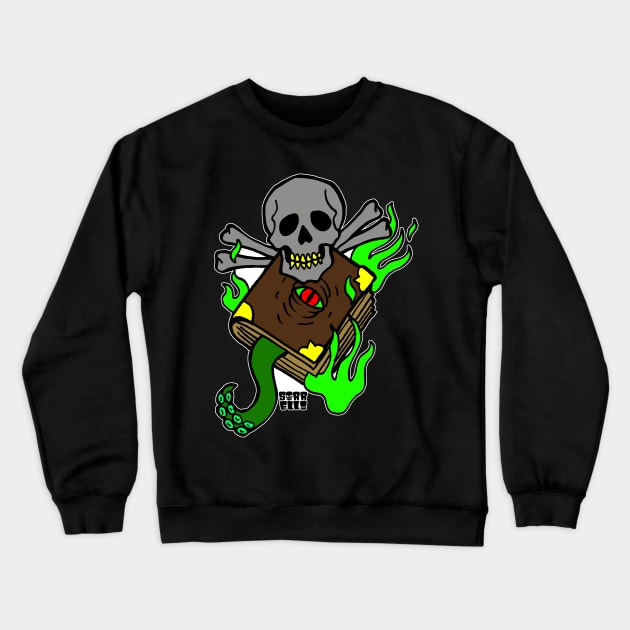 Necronomicon Crewneck Sweatshirt by ArtMonsterATX